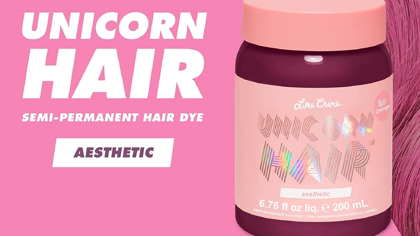 3. Lime Crime Unicorn Hair Semi-Permanent Hair Color in Blue Smoke - wide 3
